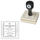 Modern aanpasbaar huisvoedsel 	rubberstempel (Gestempeld)