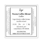 Modern aanpasbaar huisvoedsel 	rubberstempel (Afrduk)