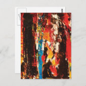 Modern Abstract Art Briefkaart (Voorkant / Achterkant)