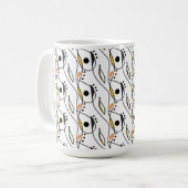 Modern Abstract Art Coffee Mug #1 (Devant gauche)