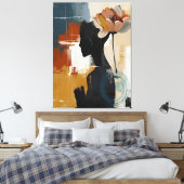 “Modern Abstract Art | Minimal & Stylish Design” Canvas Afdruk (Insitu (Slaapkamer))
