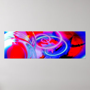 Modern Abstract Art Panoramisch Poster