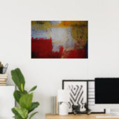 Modern Abstract Art Poster - Minimalistische Plein (Thuiskantoor)