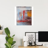 Modern Abstract Art Print Poster (Thuiskantoor)