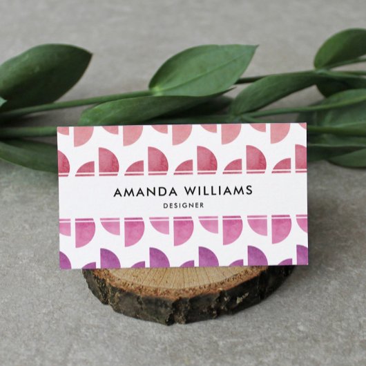 Modern Abstract artistiek Visitekaartje