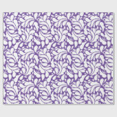 Modern abstract bladpatroon cadeaupapier (Vlak)