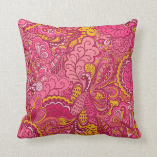 Modern Abstract bloemendecoratief Sierkussen