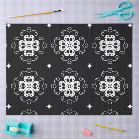 Modern abstract Bloementissuepapier Tissuepapier (Craft)