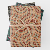 Modern Abstract Bohemiaans gebarentaal Inpakpapier Vel (In situ)