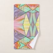 Modern Abstract boho Marble Art (Serviette à main)
