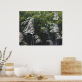 Modern Abstract Botanical Art – Nature Shapes Poster (Keuken)