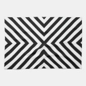 Modern Abstract Chevron Pattern Theedoek (Horizontaal)