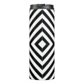Modern Abstract Chevron Pattern Thermosbeker (Achterkant)