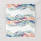 Modern Abstract Color Wave Wedding (Buitenkant ongevouwen)