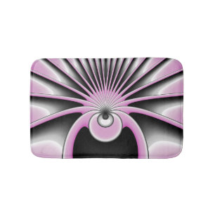 Modern Abstract Crazy Fractal Art Pattern Badmat