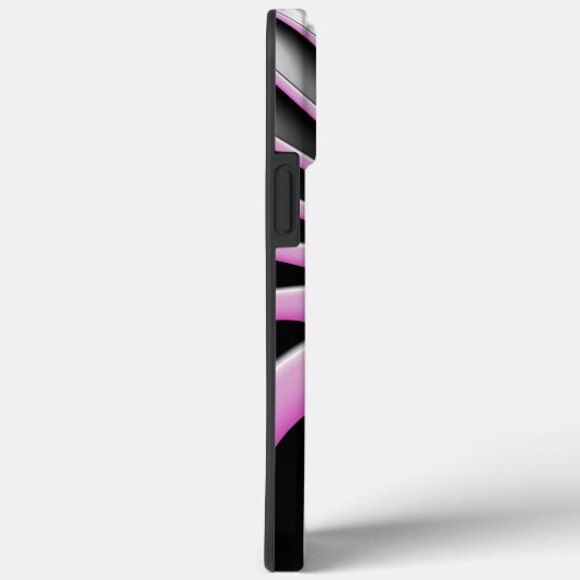 Modern Abstract Crazy Fractal Art Pattern Case-Mate iPhone Case (Achterkant / Rechts)