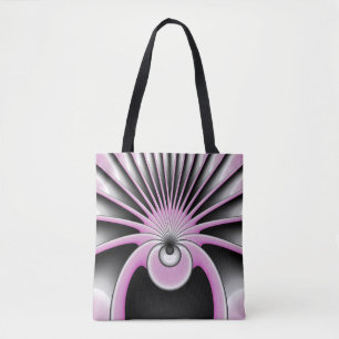 Modern Abstract Crazy Fractal Art Pattern Draagtas