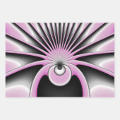 Modern Abstract Crazy Fractal Art Pattern Inpakpapier Vel (Voorkant)