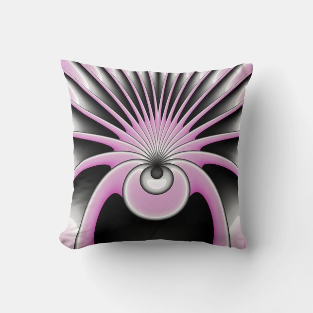 Modern Abstract Crazy Fractal Art Pattern Kussen (Voorkant)