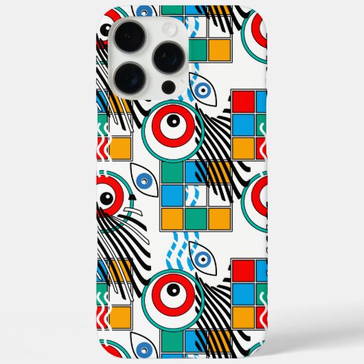 Modern abstract creatief multikleurig patroon Case-Mate iPhone case (Achterkant)