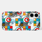 Modern abstract creatief multikleurig patroon Case-Mate iPhone case (Achterkant (horizontaal))