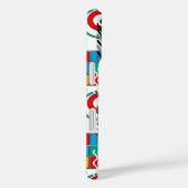 Modern abstract creatief multikleurig patroon Case-Mate iPhone case (Achterkant / Rechts)