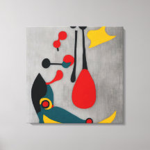 Modern Abstract De Rode slinger