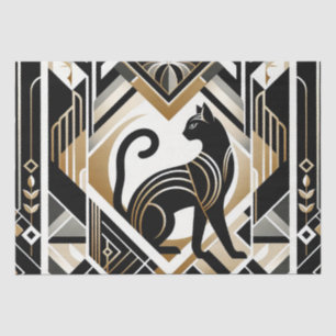 Modern Abstract decoratief kattenweefselpapier Tissuepapier