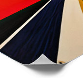 Modern Abstract Design Futurisme 4:5 Poster (Hoek)