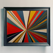 Modern Abstract Design Futurisme 4:5 Poster