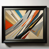 Modern Abstract Design Futurisme 4:5 Poster