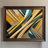 Modern Abstract Design Futurisme 4:5 Poster