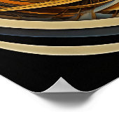 Modern Abstract Design Futurisme X Poster (Hoek)