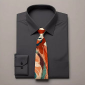 Modern Abstract Design Stropdas met Veelkleurige P