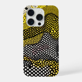 Modern Abstract Dot Pattern  iPhone 15 Pro Hoesje