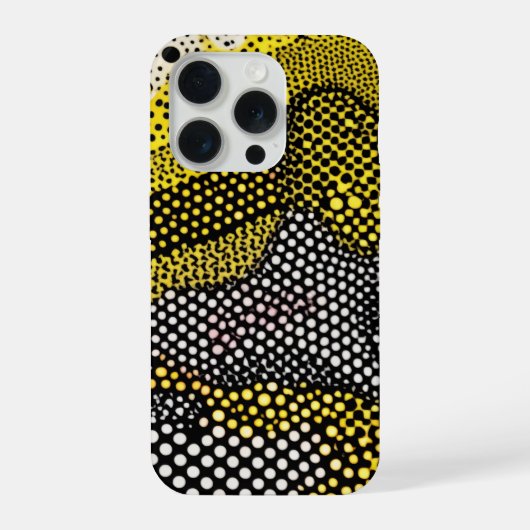 Modern Abstract Dot Pattern  iPhone Hoesje (Achterkant)