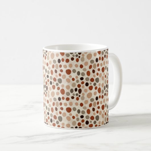 Modern Abstract Dot Pattern Mug (Devant droit)