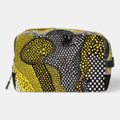 Modern Abstract Dot Pattern  Toilettasje (Achterkant)