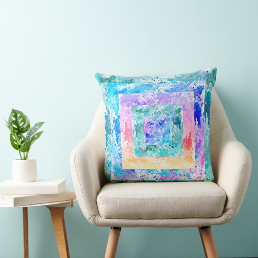 Modern Abstract Dubbelzijdig 2 Design Uniek Cadeau Kussen (Stoel)