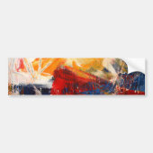 Modern Abstract expressionisme Bumpersticker (Voorkant)
