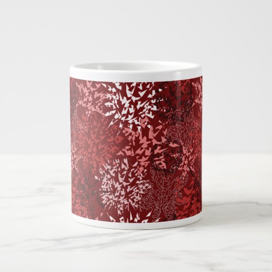 Modern Abstract Extra Grote Beker (Voorkant)