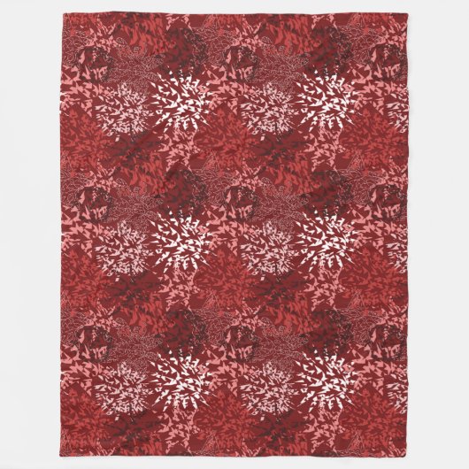 Modern Abstract Fleece Deken (Voorkant)