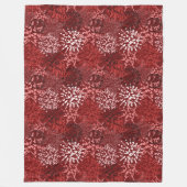 Modern Abstract Fleece Deken (Voorkant)