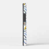 Modern Abstract Flowers Boho Wavy Case-Mate iPhone Case (Achterkant / Rechts)