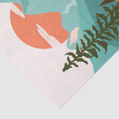 Modern Abstract Forest, Mountains, and Sunrise Tissuepapier (Detail)