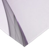 Modern Abstract fractal Art Lavender Gray Korte Tafelloper (Hoek)