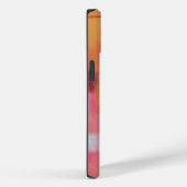 Modern Abstract geel Case-Mate iPhone Case (Achterkant / Rechts)