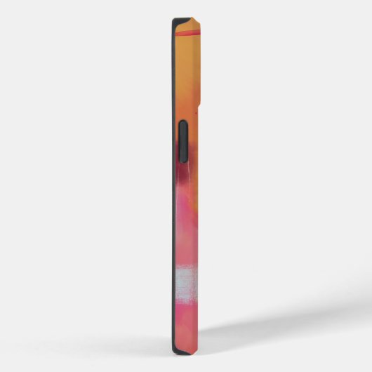 Modern Abstract geel Case-Mate iPhone Case (Achterkant / Rechts)
