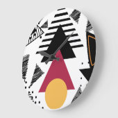 Modern Abstract geometric art Grote Klok (Hoek)