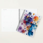 Modern Abstract Geometric Circles Planner (Display)